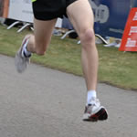Myles Edwards flies along on the 5k Myles Edwards flies along on the 5k