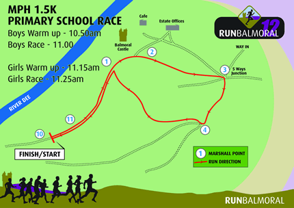 MPH Primary Schools Run 1.5k Map MPH Primary Schools Run 1.5k Map