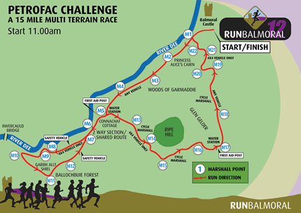Petrofac Challenge (multi terrain race) Map